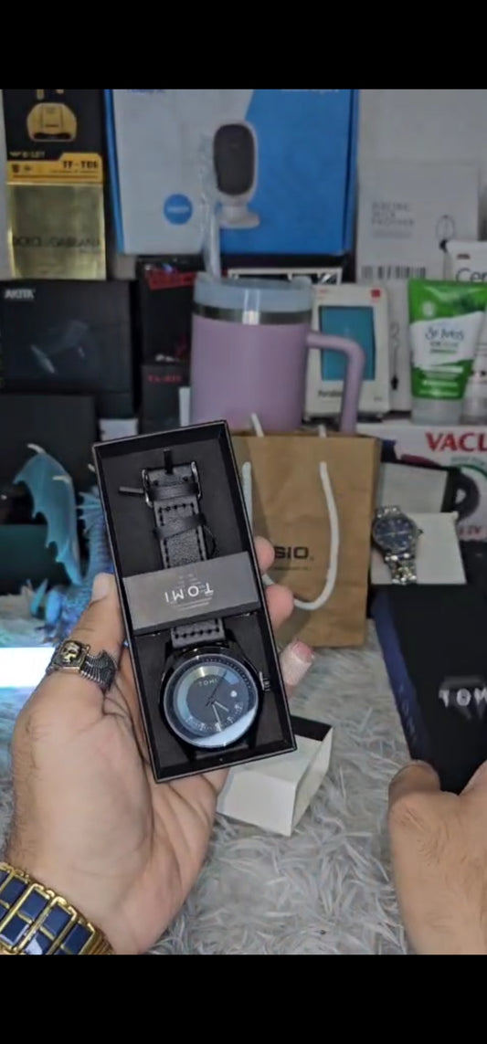 Tomi Watch - Black Strap