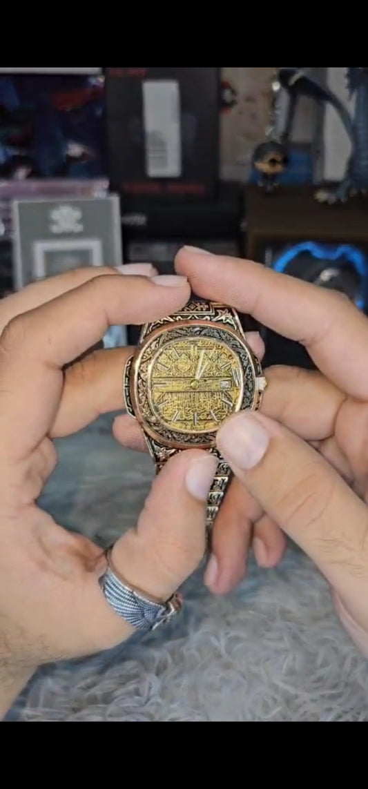 Golden Wrist Watch