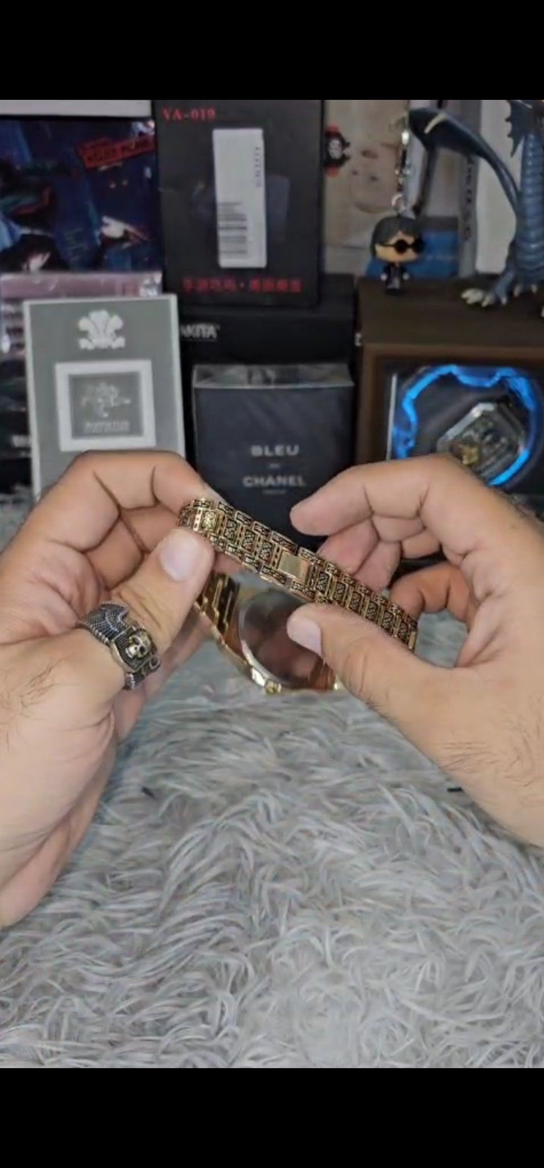 Golden Wrist Watch