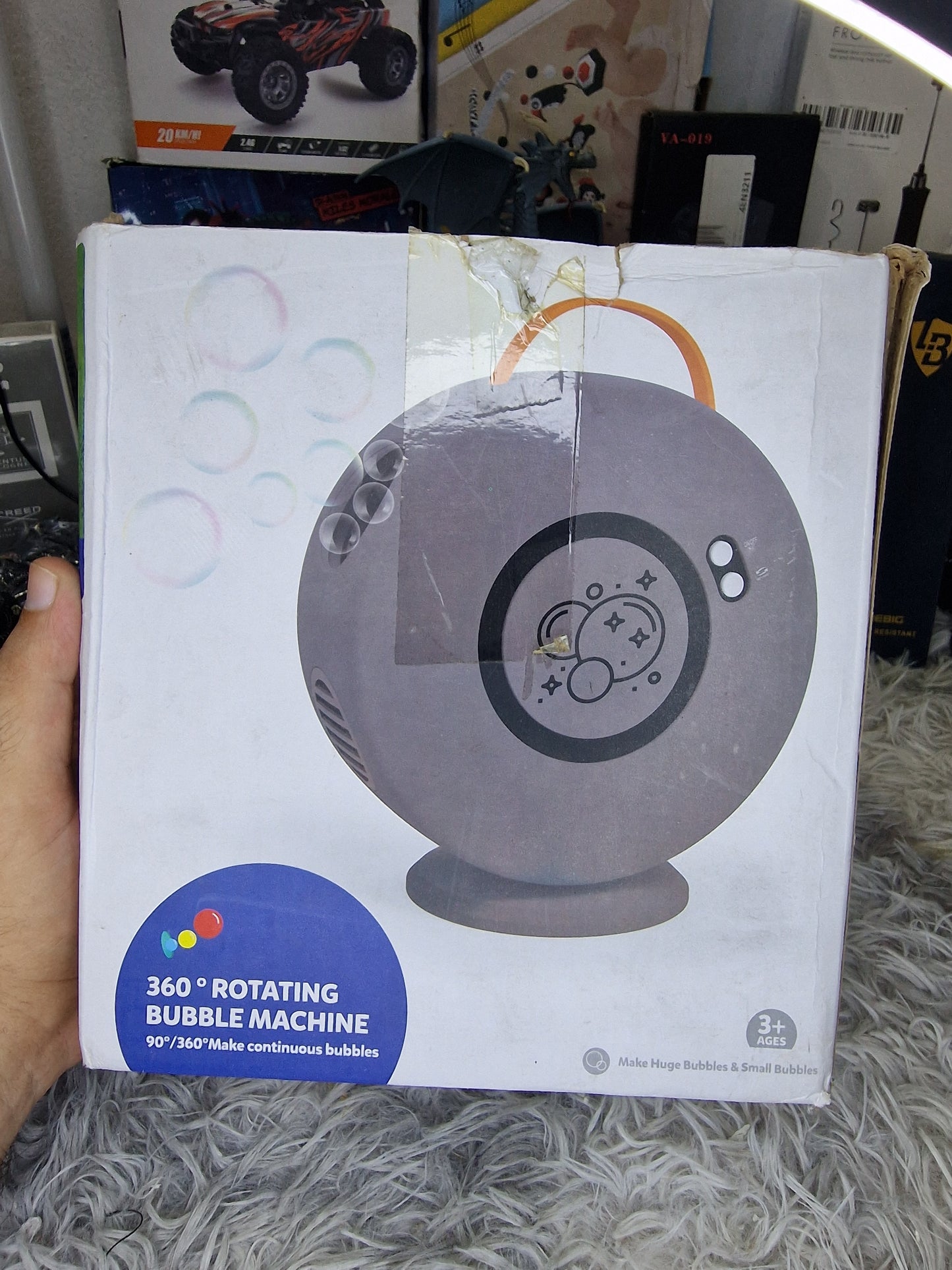 Automatic Rechargeable Bubble Machine