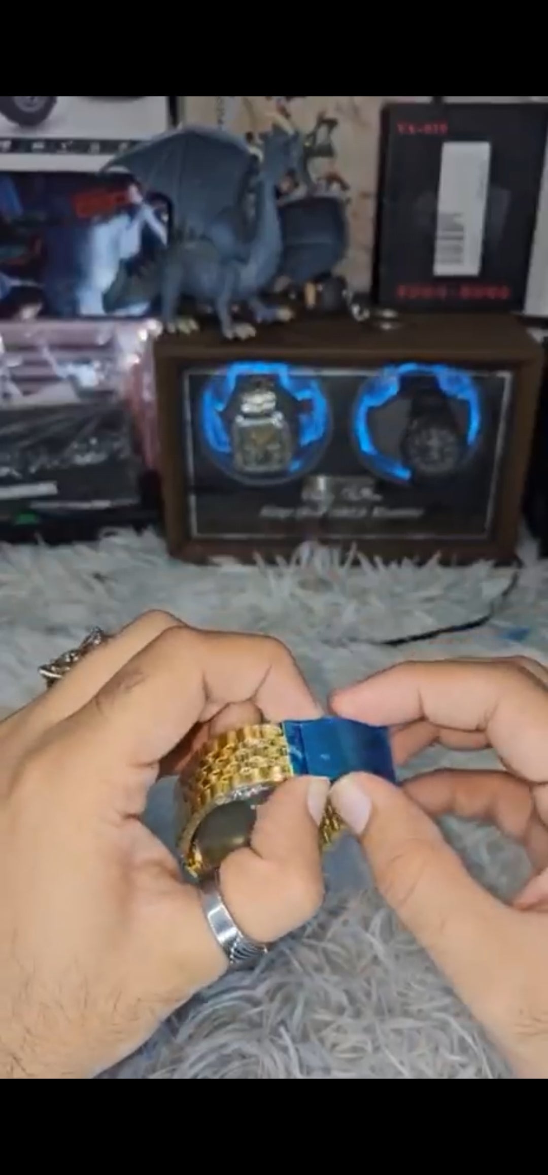 Golden Wrist Watch