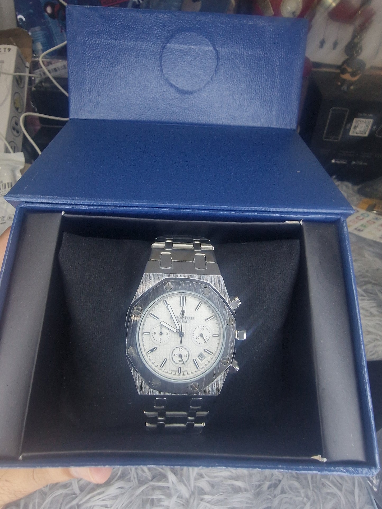 Royal Oak Stainless Steel Chronograph Watch