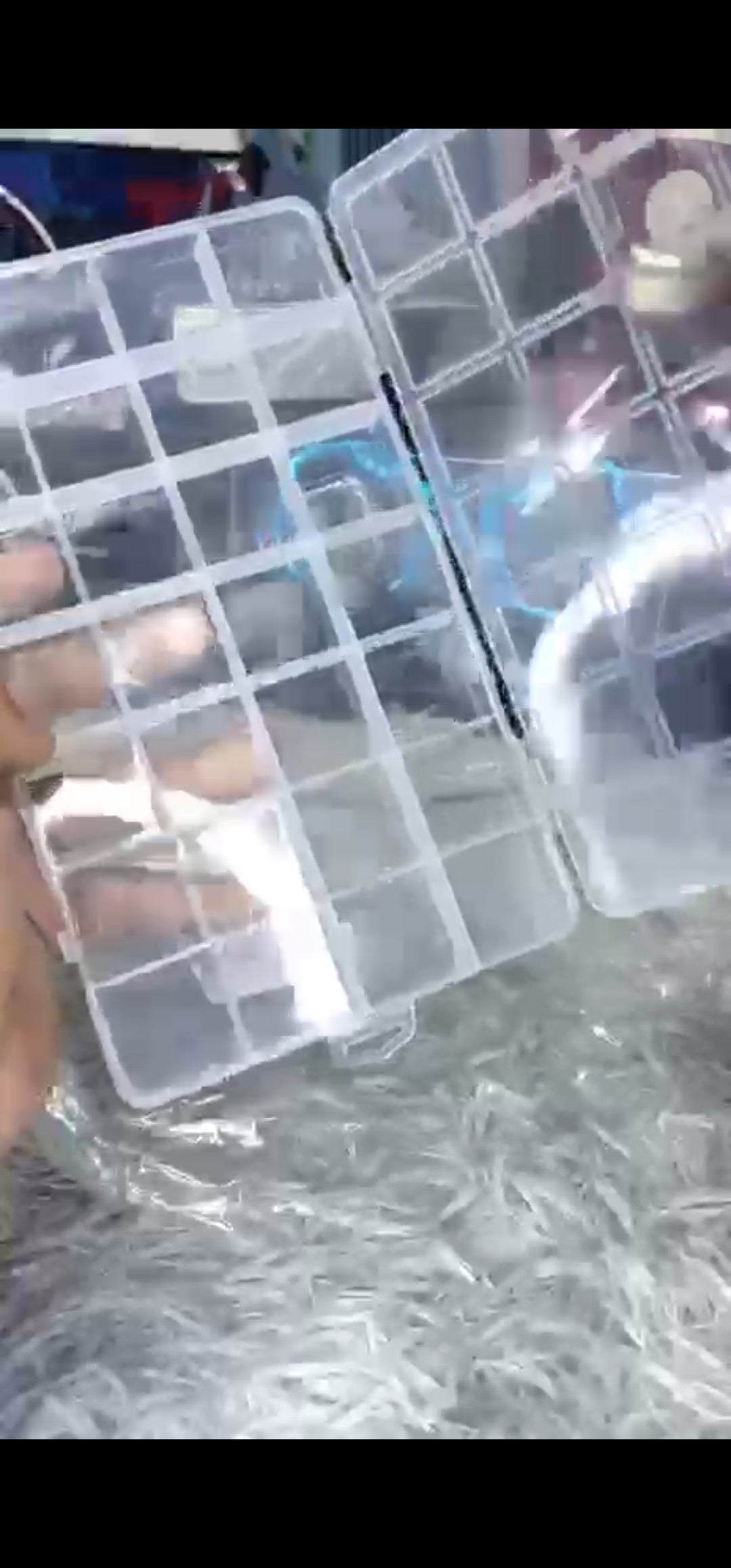 Transparent jewelry box organizer