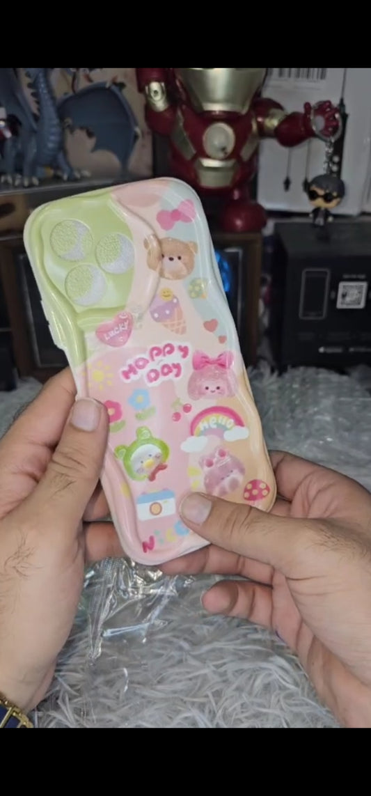 Kawaii Cartoon Phone Case – Soft Silicone Protective Cover