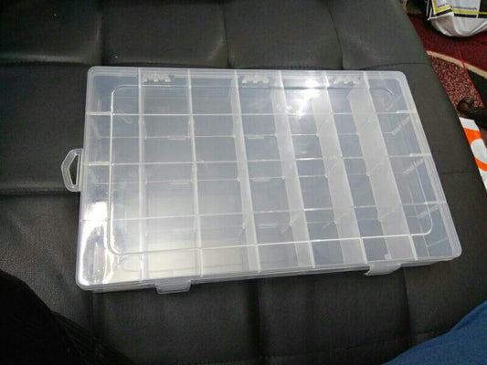 Transparent jewelry box organizer