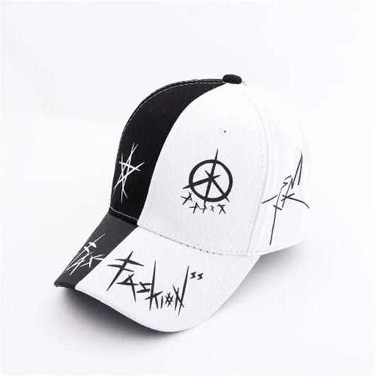 Black & White Trendy Design Cap 🖤