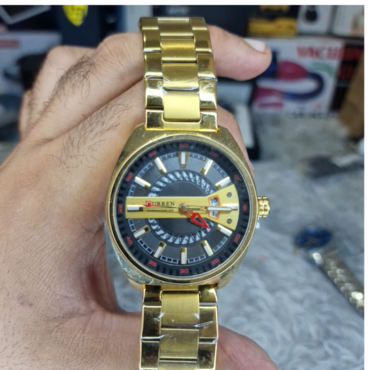 Luxury Golden Wrist Watch