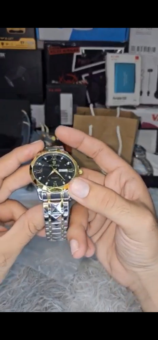 Luxury Stainless Steel Wrist Watch
