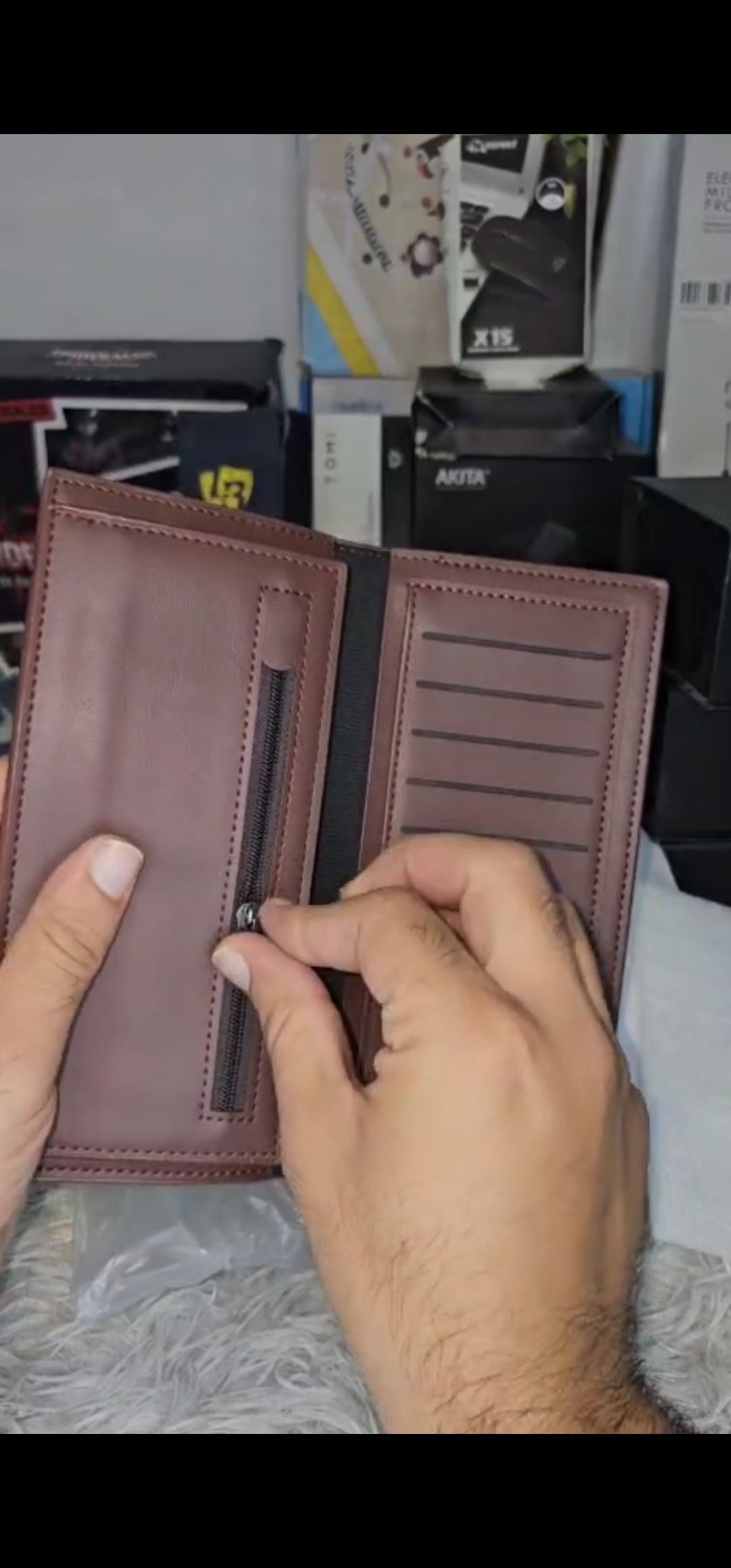 Long Leather Wallet