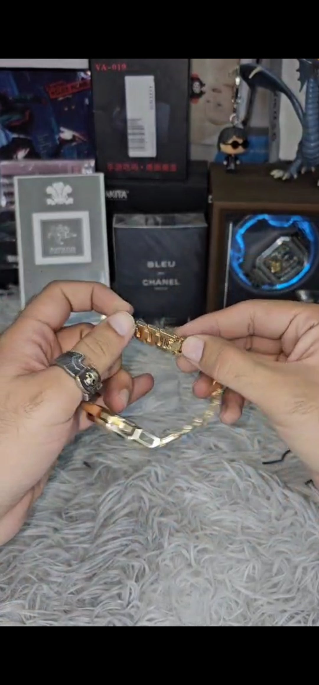 Golden Wrist Watch