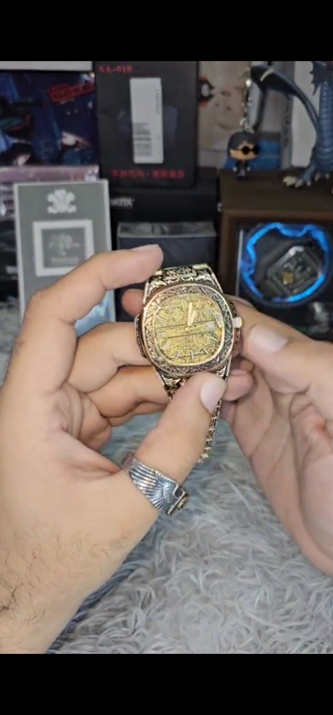 Golden Wrist Watch