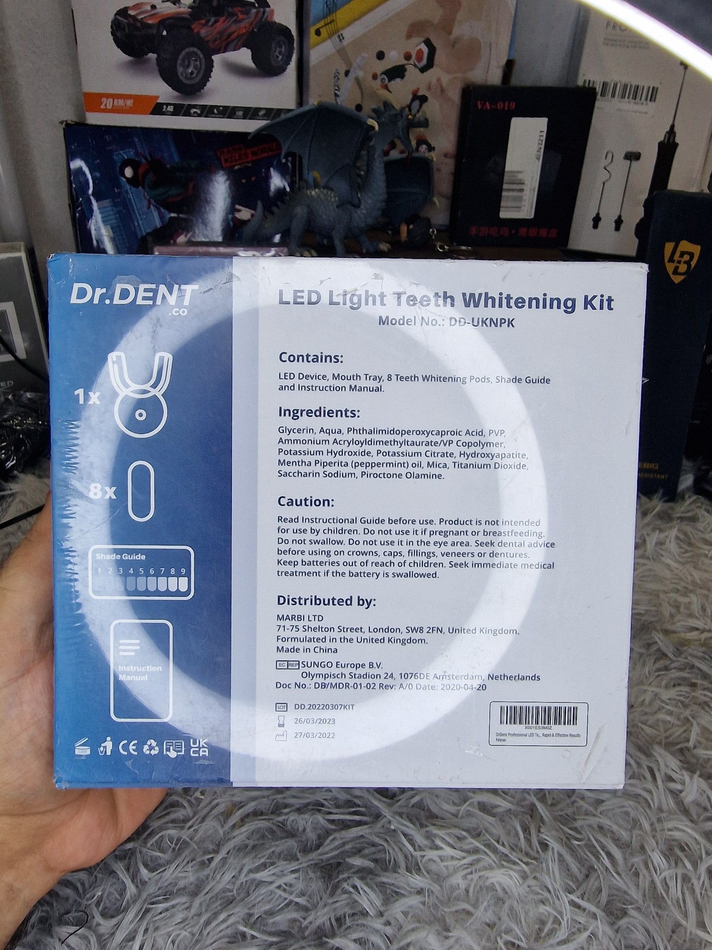 LED Light Teeth Whitening Kit