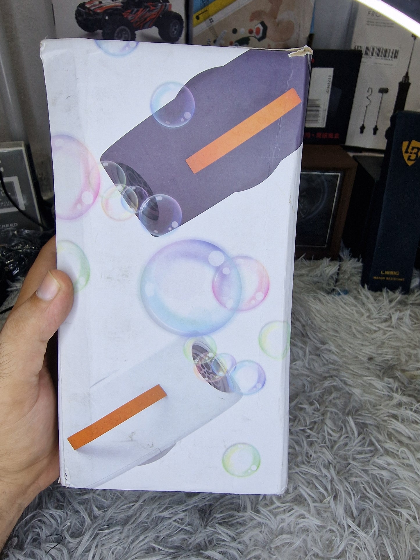 Automatic Rechargeable Bubble Machine
