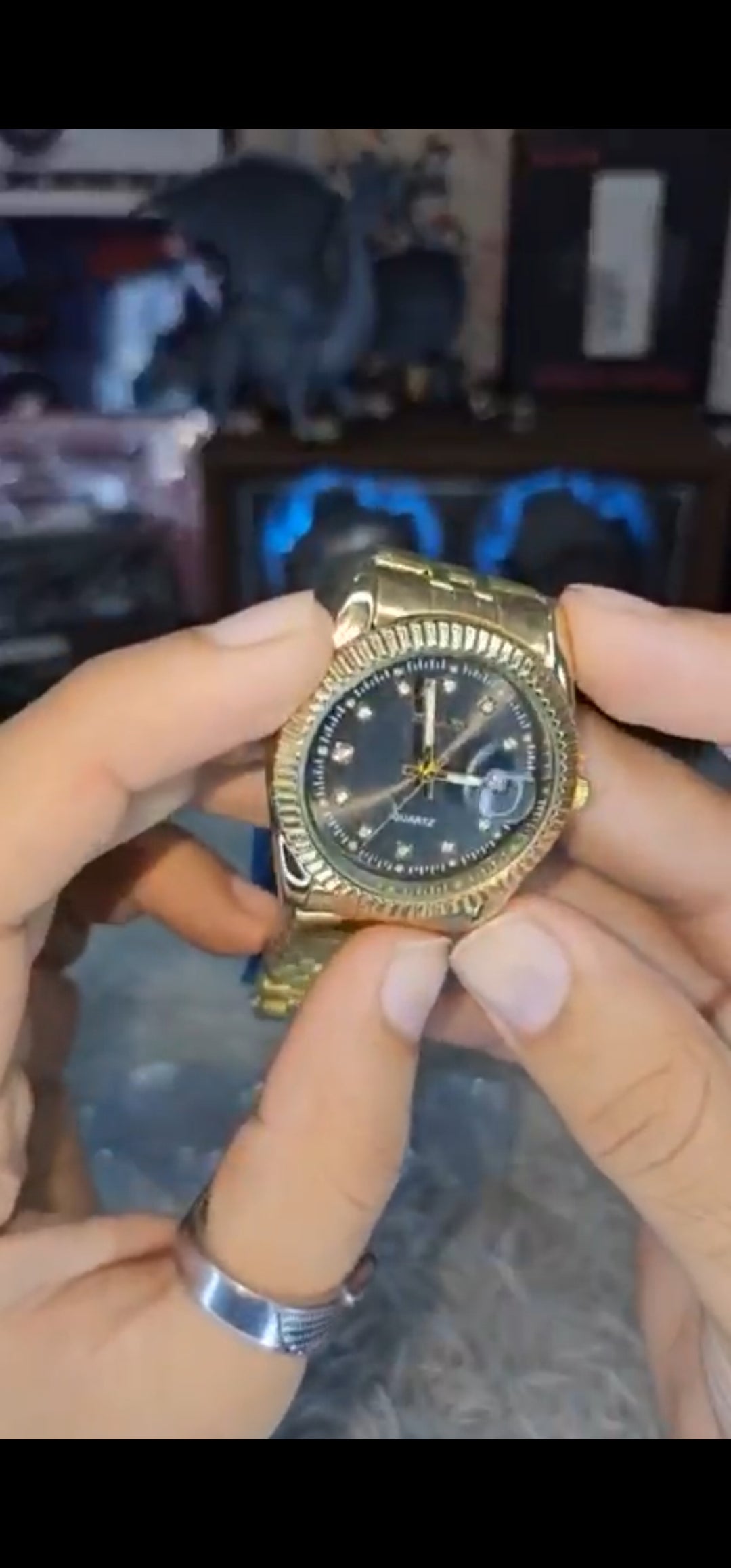 Golden Wrist Watch