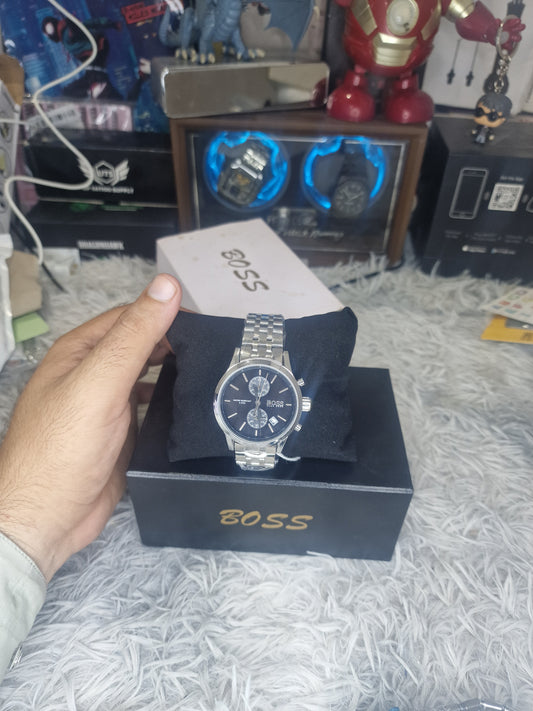 BOSS Black Dial Stainless Steel Watch
