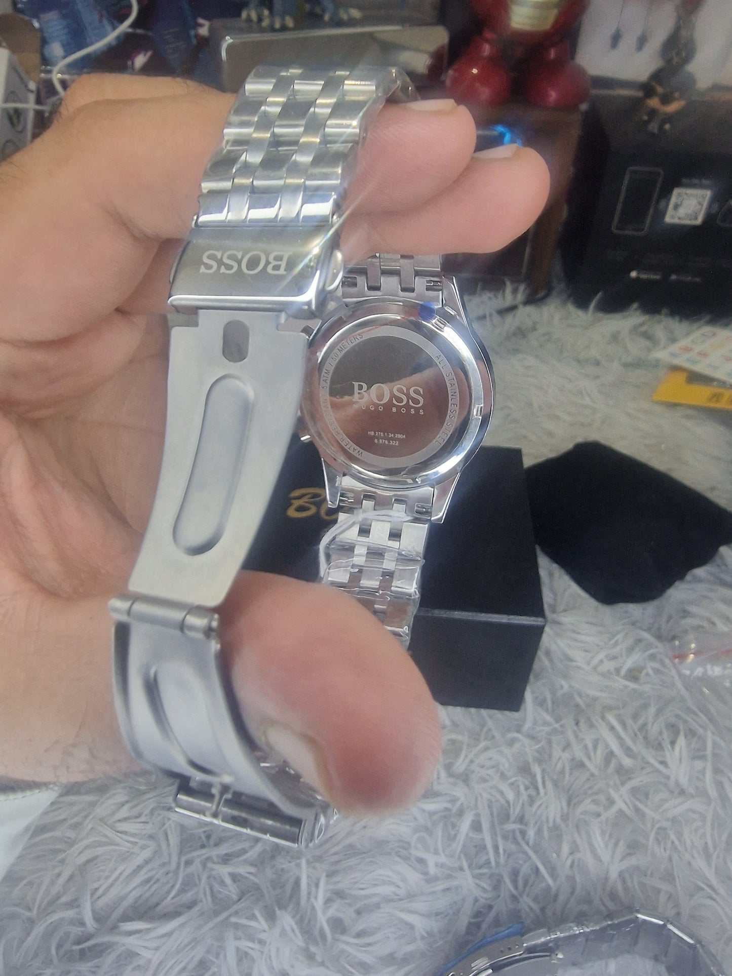 BOSS Black Dial Stainless Steel Watch