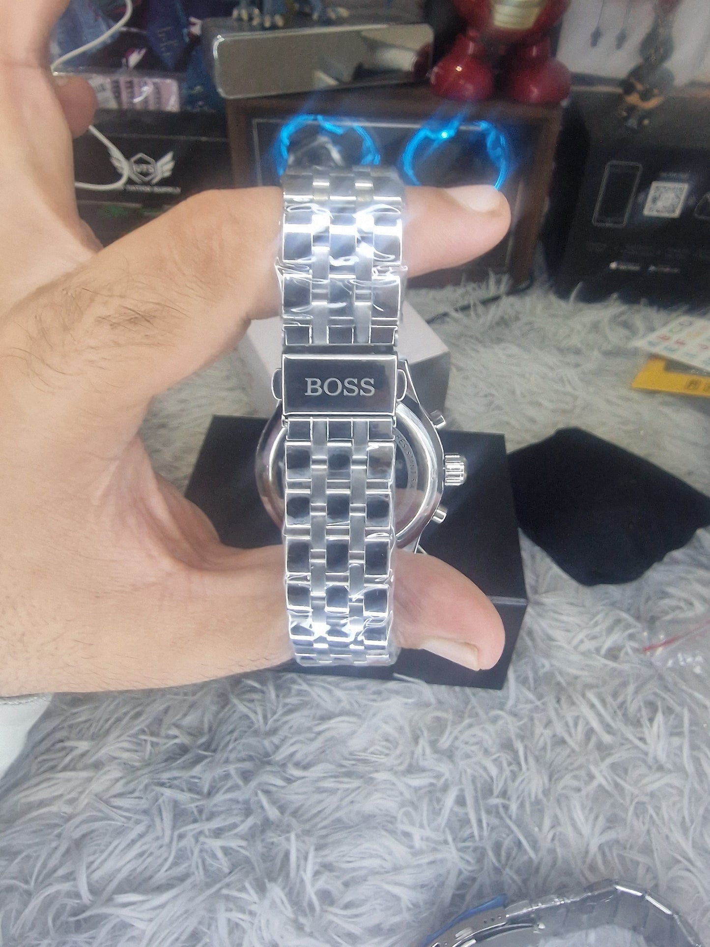 BOSS Black Dial Stainless Steel Watch