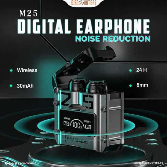 M25 Damix TWS Gaming Headphones - Wireless Earbuds
