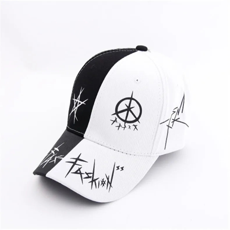 Black & White Trendy Design Cap 🖤