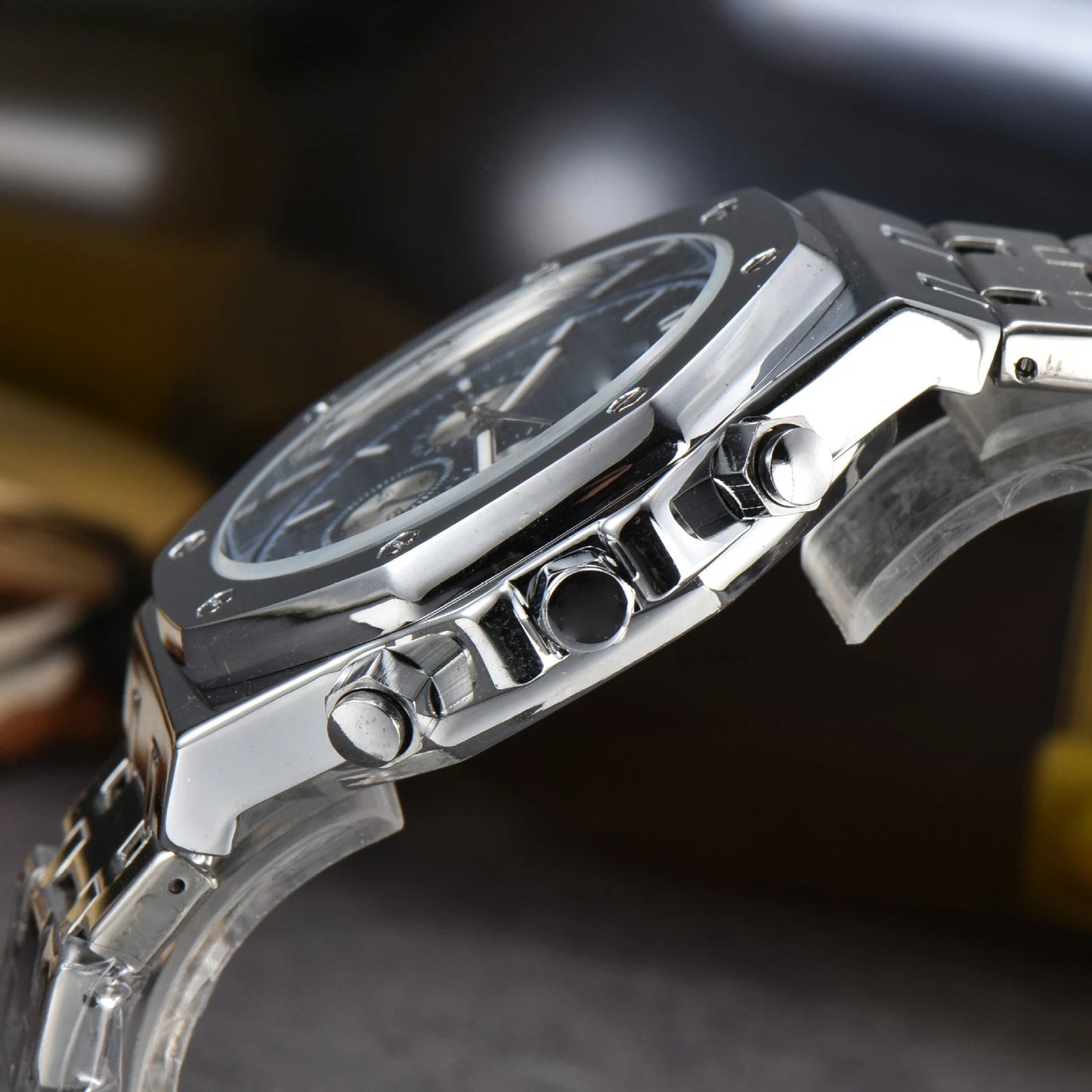 Royal Oak Stainless Steel Chronograph Watch